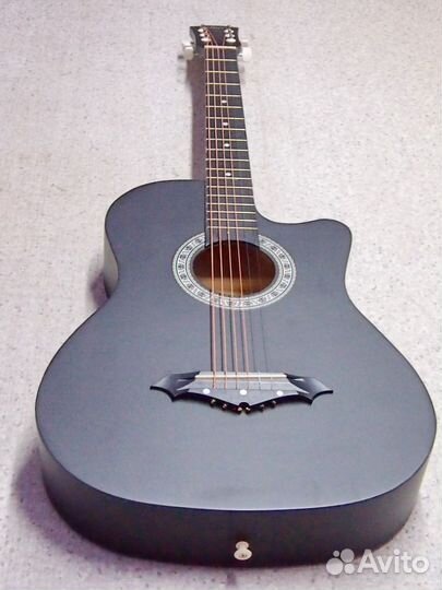 Гитара акустическая черная