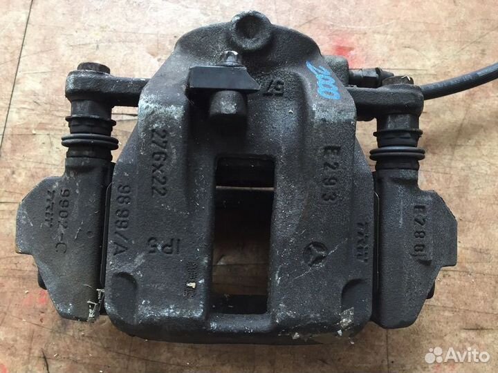 Суппорт тормозной передний левый Мерседес W169