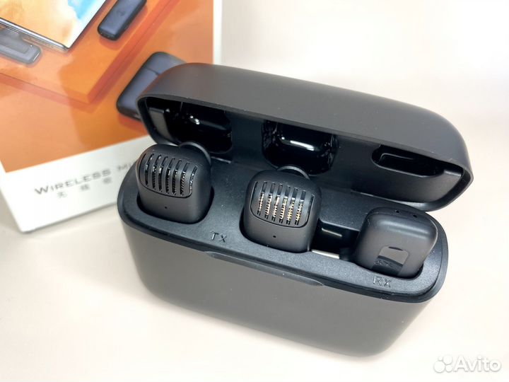 Петличный микрофон для iPhone и Android (2 микро)