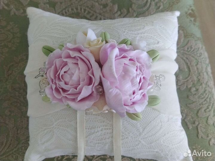 Подушечка для колец свадебная