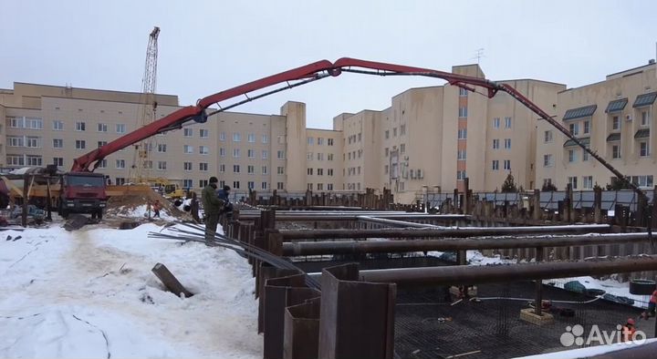 Бетон м200 м300 доставка Бетононасос