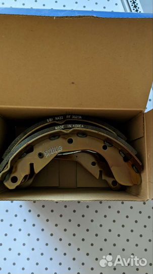 Задние тормозные колодки на lanos