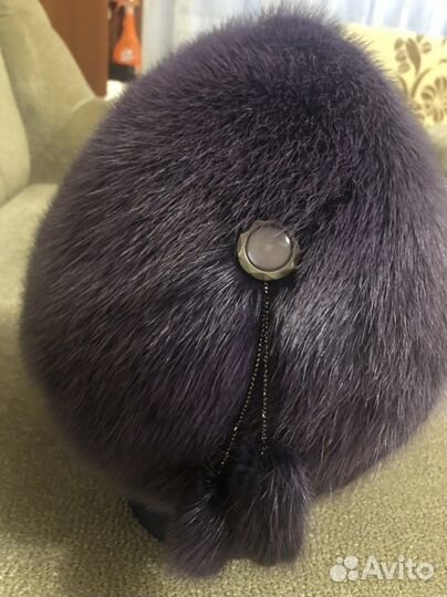 Шапка норковая женская 58 размер