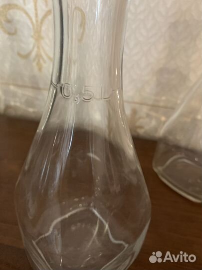 Графины стеклянные под спиртное