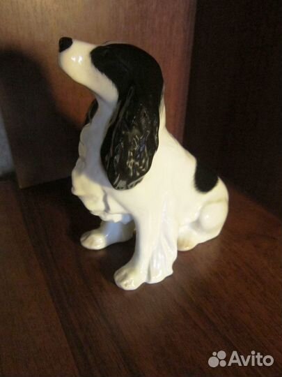 Статуэтка «Собачка спаниэль». Фарфор «лфз»
