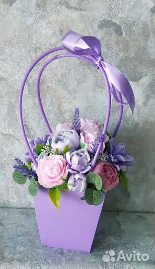 Бюджетные букеты цветов из мыла