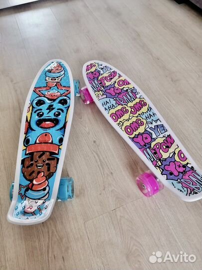 Пенни борд светящийся