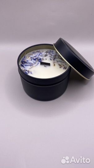 Свеча в черной банке