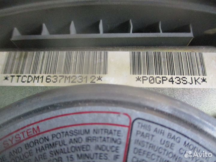 Подушка безопасности в руль Dodge Caravan 3