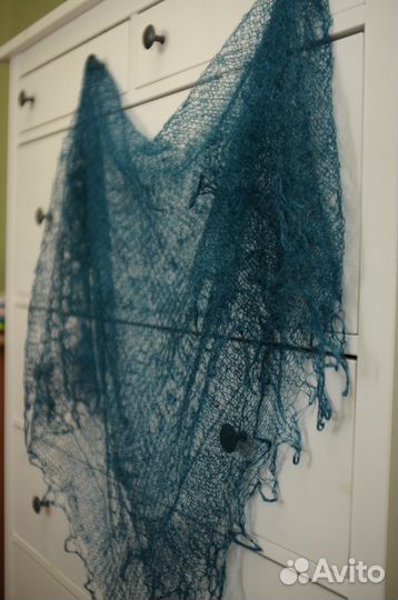 Оренбургская пуховая паутинка новая