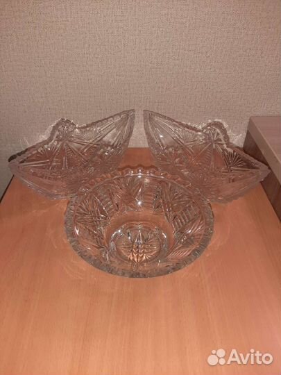 Салатники хрусталь