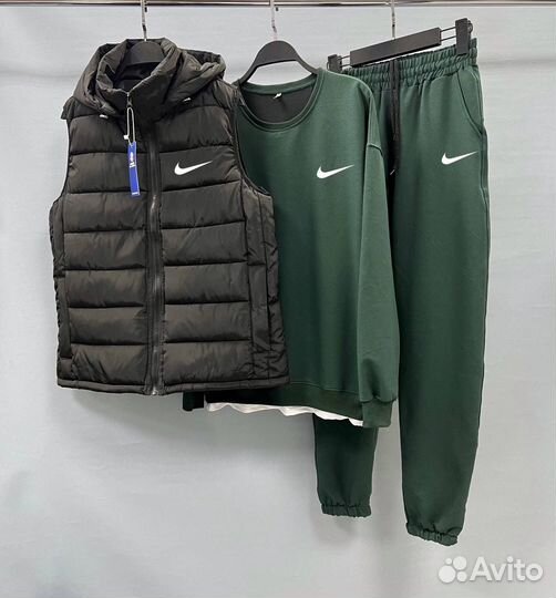 Спортивный костюм мужской новый Nike тройка