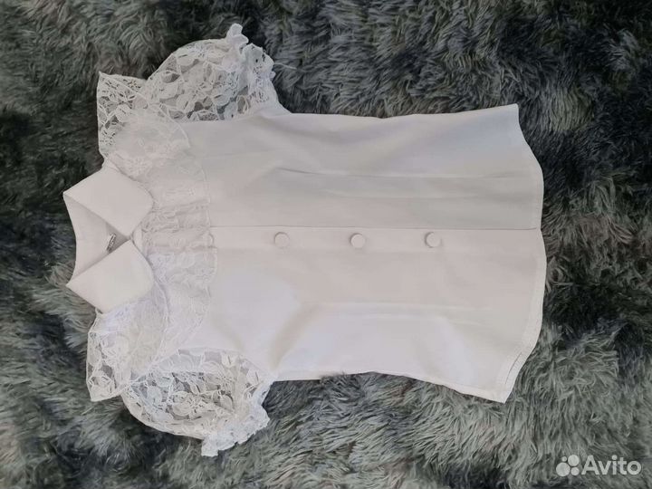 Блузка парадная для девочки 128размер