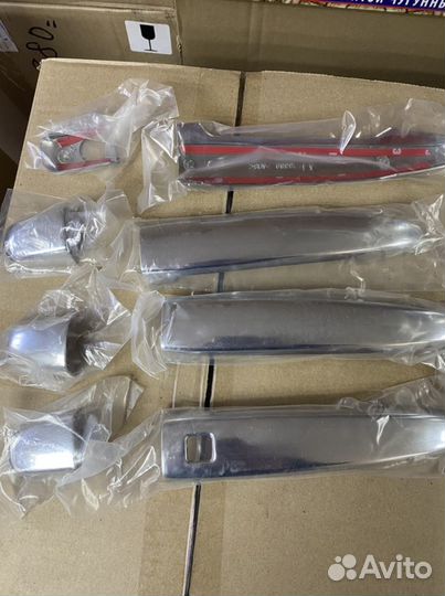 Накладки хромированные на дверные ручки Highlander