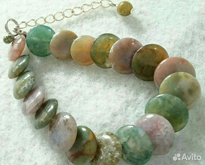 Браслет из натурального Индийского Агата