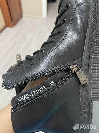 Высокие кеды кожаные Respect 45