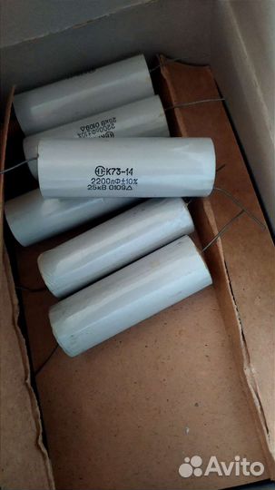 Конденсатор к73-14 25кв 2200пф