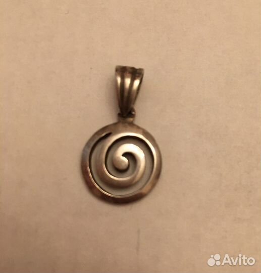 Кулон, перстень, серьги, серебро Греция