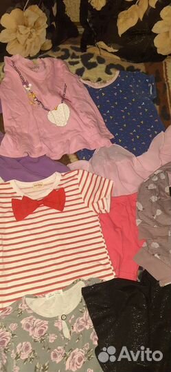 Детские вещи на девочку возраст 4-7 лет пакетом
