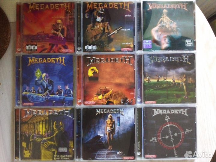 Megadeth на сd