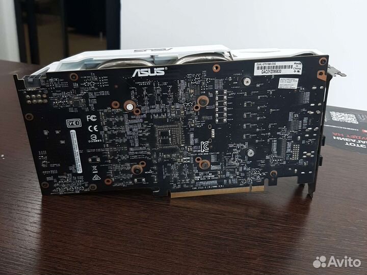 Видеокарта Asus Dual GTX 1060 3 Gb