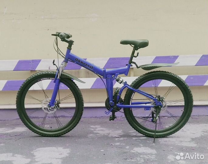 Велосипед складной двухподвес OK-26 21 скорость