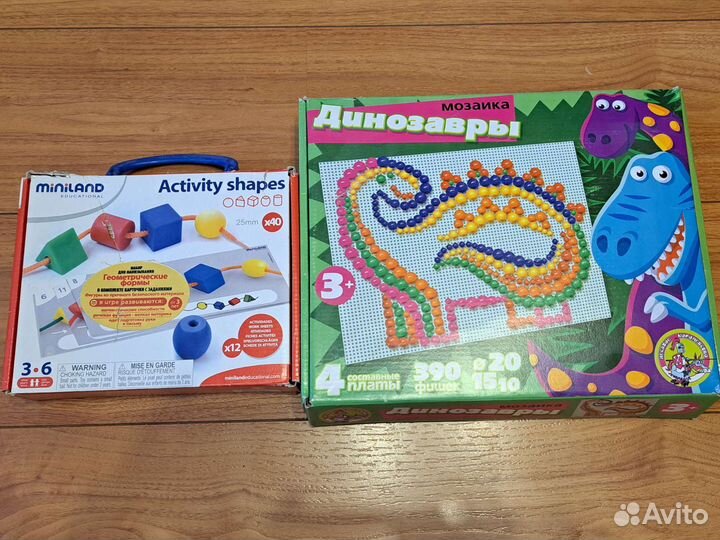 Развивающая игра Activity shapes+мозаика