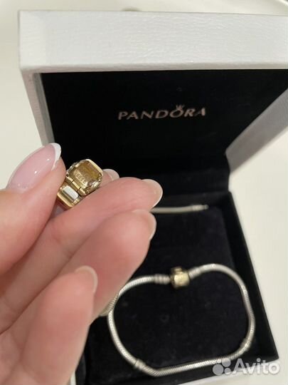 Браслет Pandora, шармы, кольцо
