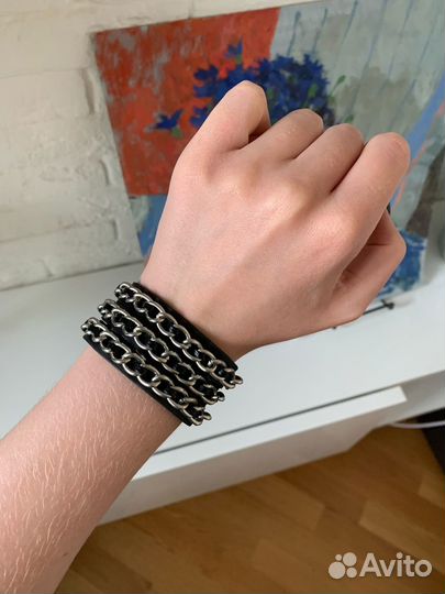 Кожаный браслет