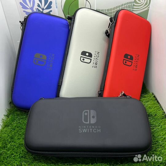 Чехол для nintendo switch и накладки на стики