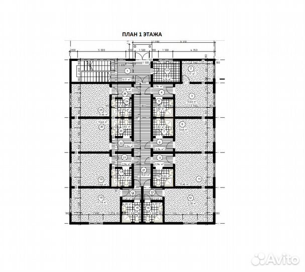 Лстк каркас 2-х этажной гостиницы на 14 номеров