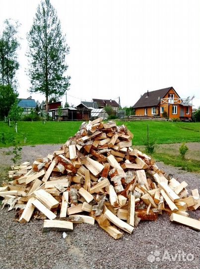 Дрова березовые наколотые