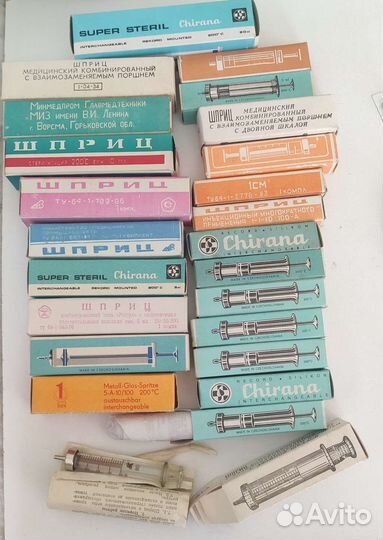 Шприцы, иглы СССР