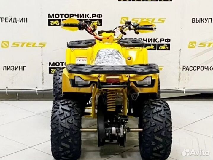 Детский квадроцикл MotoLand ATV 125 wild Х желтый