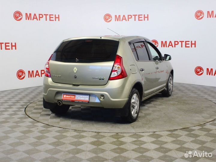 Renault Sandero 1.6 МТ, 2011, 184 305 км