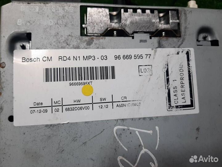 Магнитола Peugeot 3008 2010