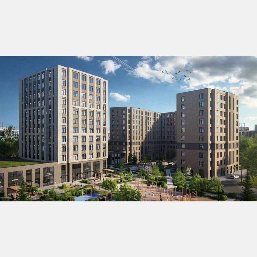 2-к. квартира, 58,4 м², 3/12 эт.
