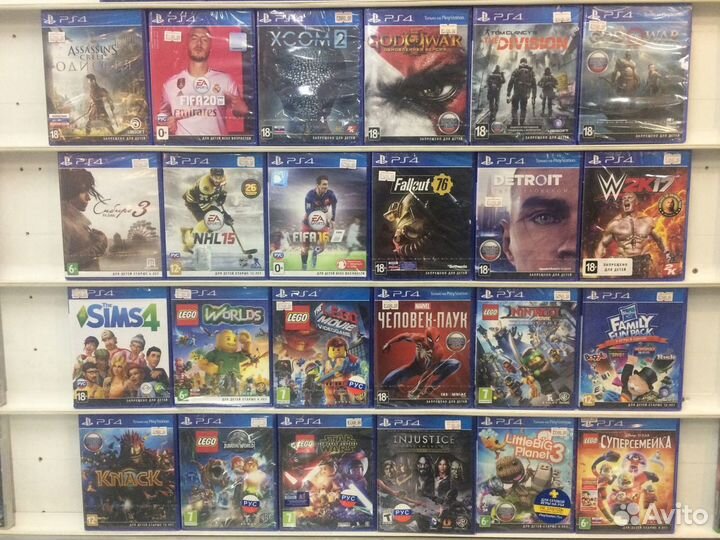 Диски PS3, PS4 лицензия