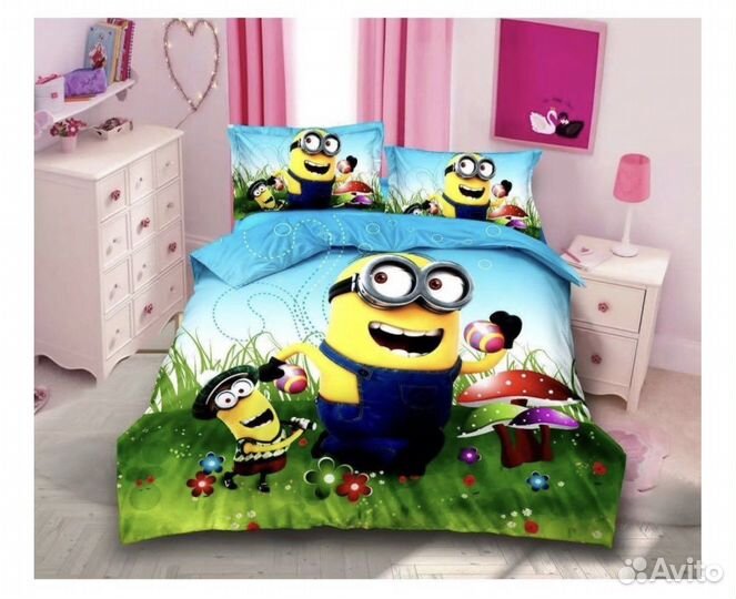 Детское постельное белье 1.5 новое