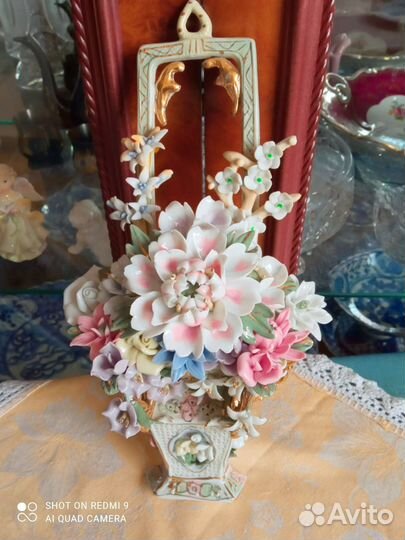 Интерьерное панно из фарфора