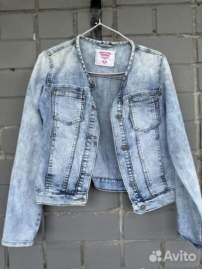 Джинсовка куртка для девочки 12-14 164