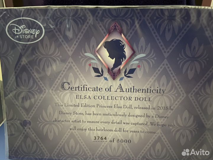 Коллекционная (лимитированная) кукла Эльза. Дисней