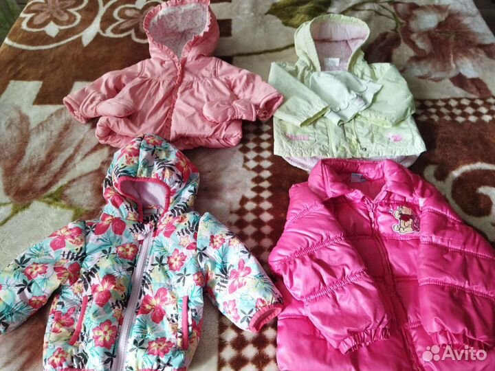 Куртки для девочки 86