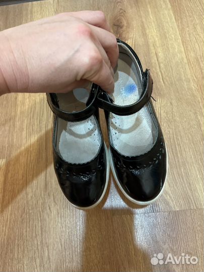 Туфли для девочки 30 Unichel черные