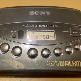 Кассетный плеер sony walkman wm-fx451