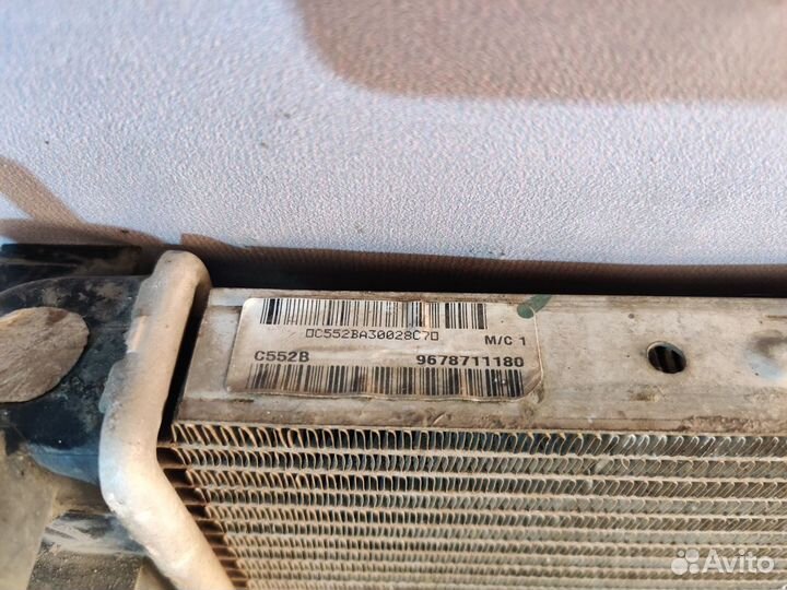 Пежо 3008 2016- Радиатор охлаждения 11099