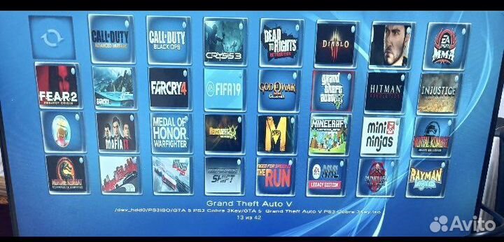 Ps3-500гб прошита 40 игр