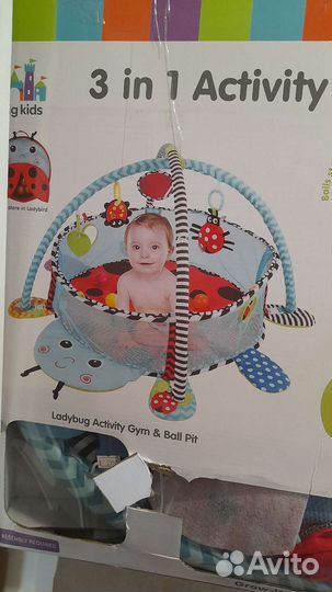 Развивающий коврик 2 в 1