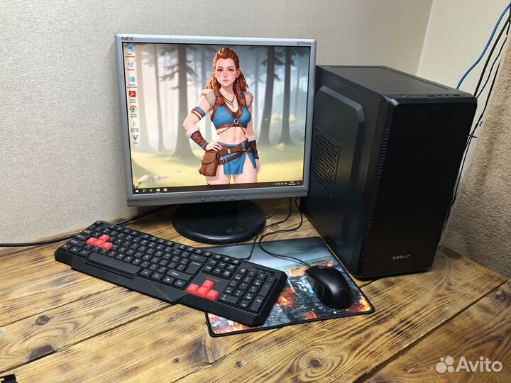 Пк В Сборе На i3-6300/ RX 460 4gb/ 16gb/ SSD