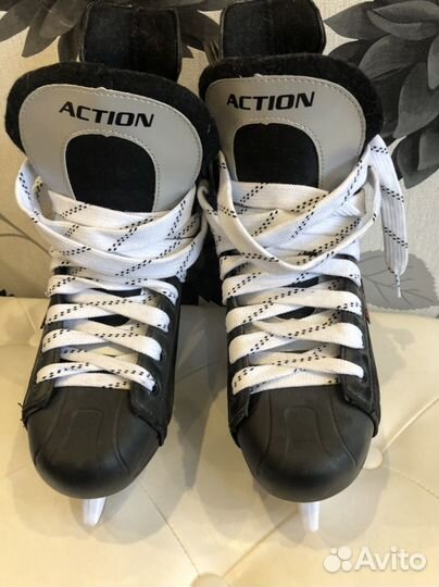 Коньки хоккейные мужские 41 размер Action